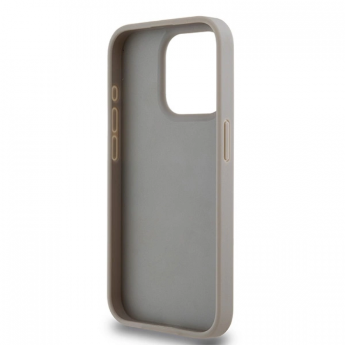 DKNY - DKNY iPhone 14 Pro Mobilskal Lder Mono Stripe & Metal Logo