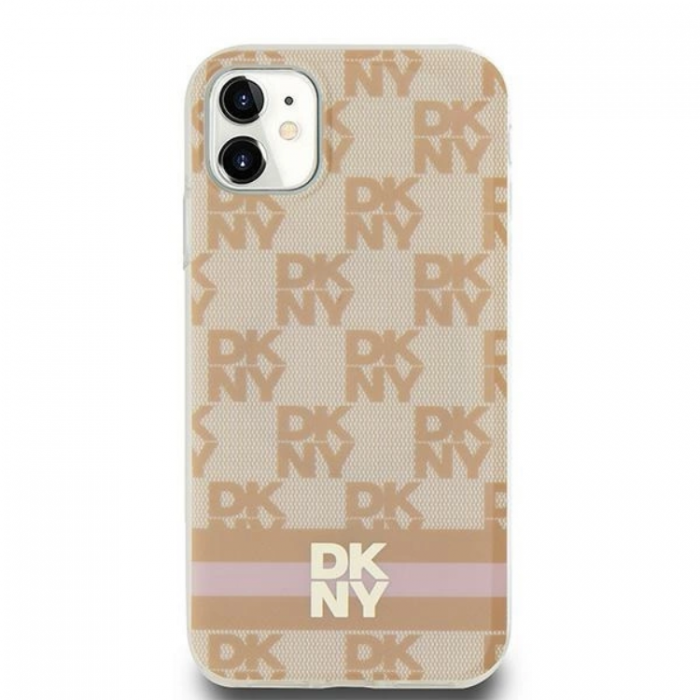 DKNY - DKNY iPhone 11/XR Mobilskal Magsafe IML Checkered Mono