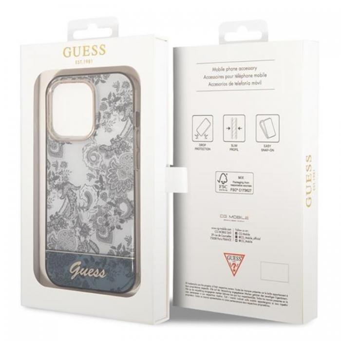 Guess - GUESS iPhone 14 Pro Skal Porcelain Collection - Gr