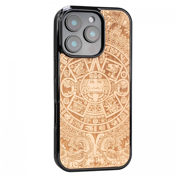 Bewood - Bewood iPhone 16 Pro Mobilskal Aztec Calendar Aniegre