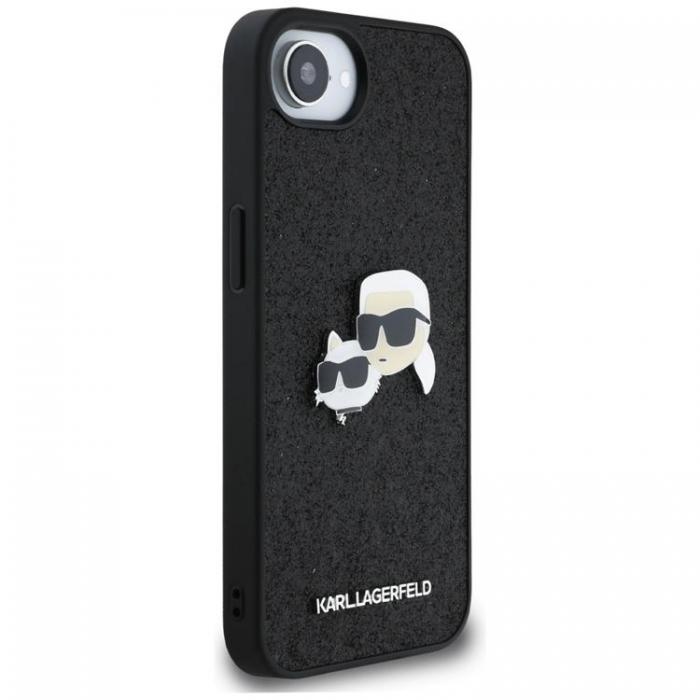 KARL LAGERFELD - Karl Lagerfeld iPhone 16e Mobilskal Fixed Glitter Karl&Choupette