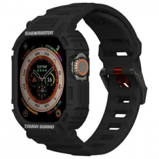 Skinarma - Skinarma Apple Watch (49mm) Armband Mecha - Svart