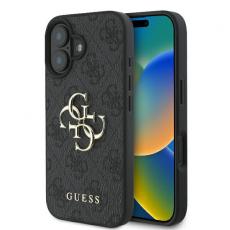 Guess - Guess iPhone 16 Mobilskal 4G Big Logo - Svart