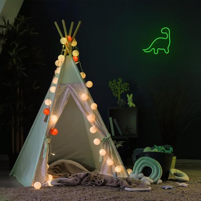 Neolia - Neolia LED Neon Light DINOSAUR NNE01 - Grn