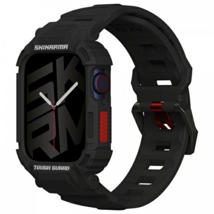 Skinarma - Skinarma Apple Watch (44/45mm) Armband Mecha - Svart