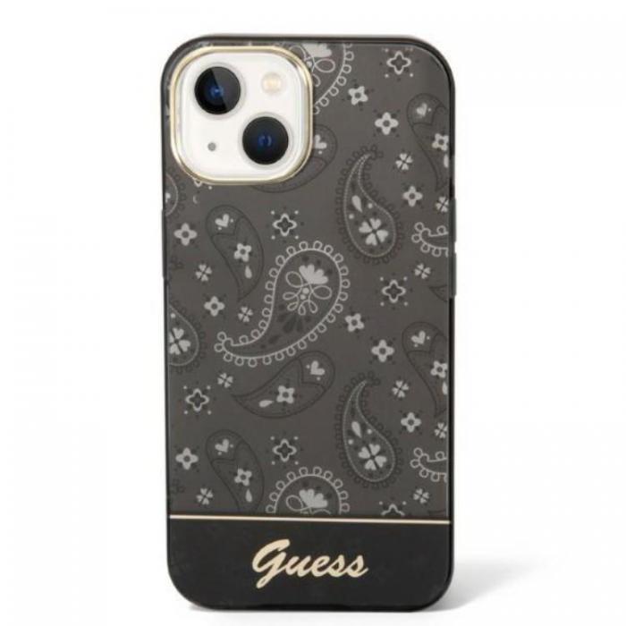 Guess - GUESS iPhone 14 Plus Skal Bandana Paisley - Svart