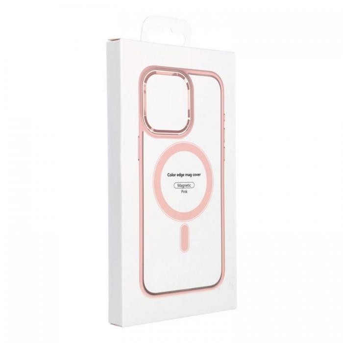 A-One Brand - Galaxy S25 Ultra Mobilskal Magsafe Color Edge - Rosa