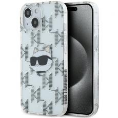 KARL LAGERFELD - Karl Lagerfeld iPhone 15/14/13 Mobilskal IML Choupette Head - Transparent