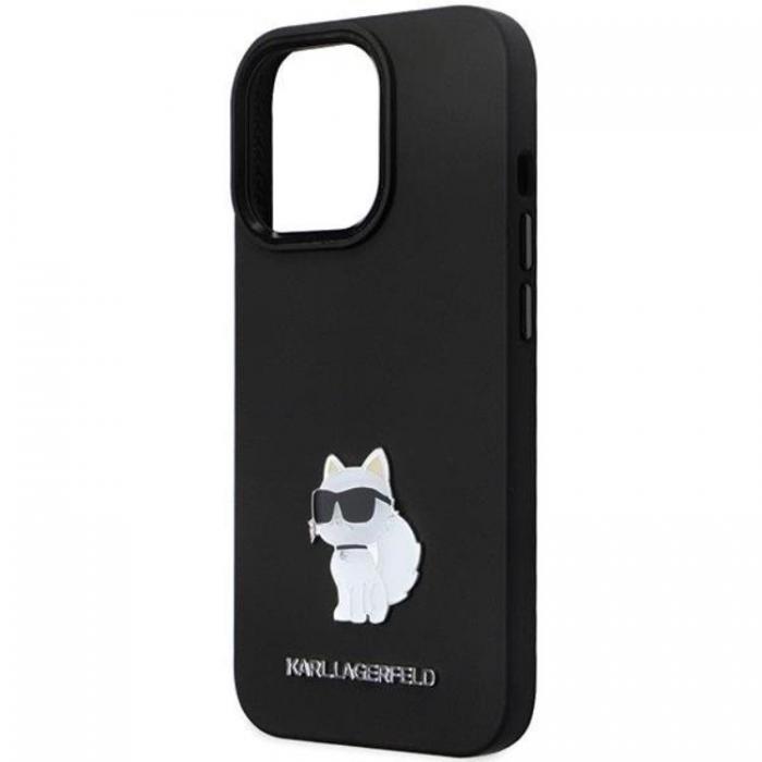 KARL LAGERFELD - KARL LAGERFELD iPhone 14 Pro Max Mobilskal Silikon C Metal Pin