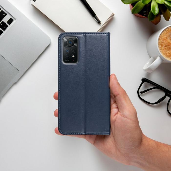 OEM - Xiaomi Redmi 9A Plnboksfodral Smart Magneto - Marin