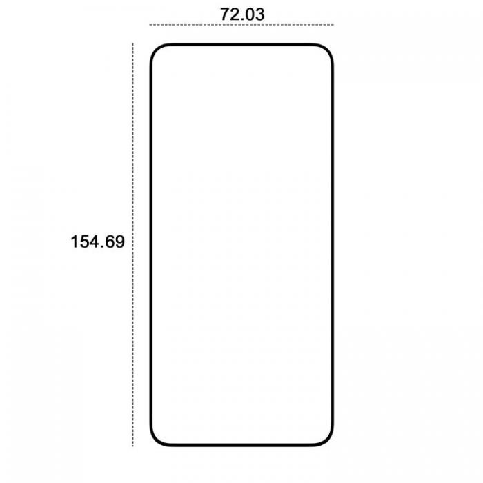 Etteri - Etteri Galaxy S25 Plus Hrdat Glas Skrmskydd 9D - Svart