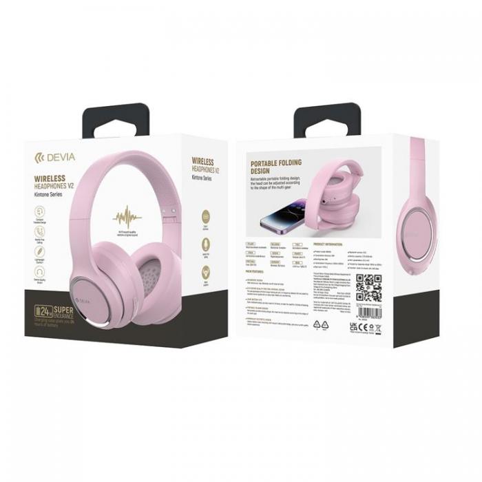 Devia - Devia On-Ear Trdls Hrlurar Kintone - Rosa