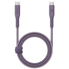 ENERGEA - Energea USB-C till USB-C Kabel 240W 5A 1.5m Snabbladdning - Lila