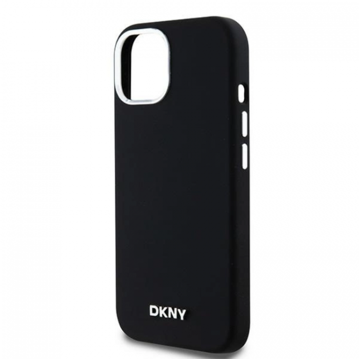 DKNY - DKNY iPhone 15/14/13 Mobilskal Magsafe Liquid Silikon Small Metal Logo