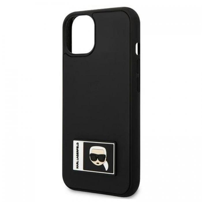 KARL LAGERFELD - Karl Lagerfeld iPhone 13 mini Skal Ikonik Patch - Svart