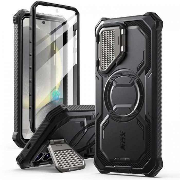 SupCase - SupCase Galaxy S25 Mobilskal Magsafe IBLSN Armorbox - Svart