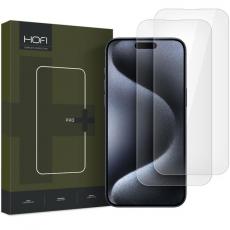 Hofi - HOFI [2-Pack] iPhone 16 Härdat Glas Skärmskydd Pro Plus