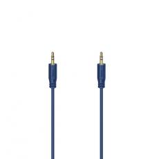 Hama - HAMA Ljud Kabel Flexi-Slim 3.5mm/0.75m - Guld/Blå