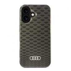 Audi - Audi iPhone 16 Plus Mobilskal MagSafe IML Stitching - Svart