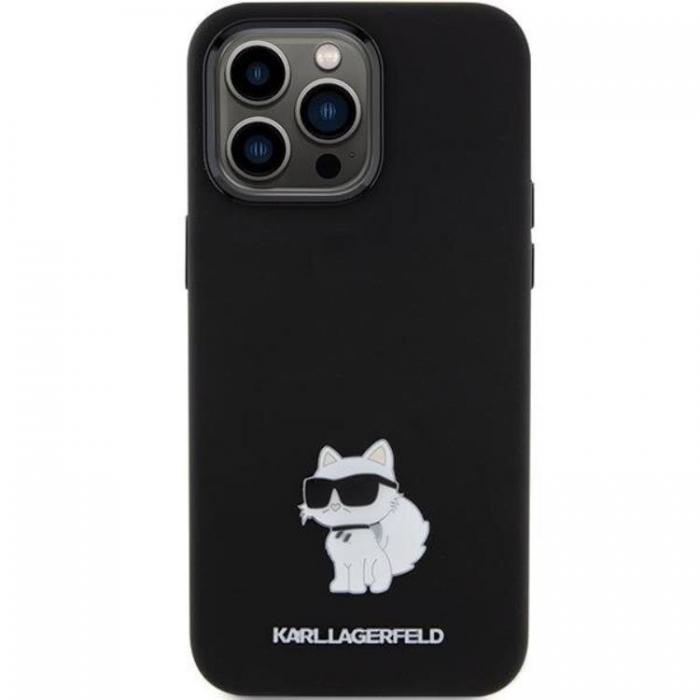 KARL LAGERFELD - KARL LAGERFELD iPhone 15 Pro Max Mobilskal Silikon Metal Pin