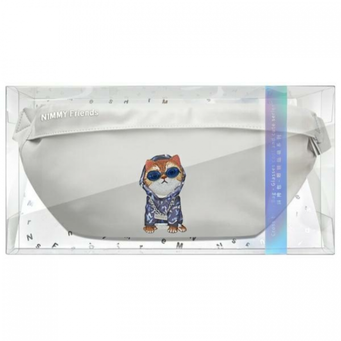 NIMMY - Nimmy Axelvska Crossbody Glasses Cool Cat - Gr