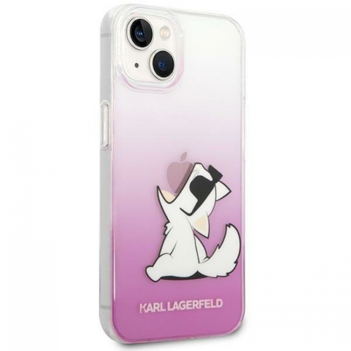 KARL LAGERFELD - Karl Lagerfeld iPhone 14 Plus Skal Choupette Fun - Rosa