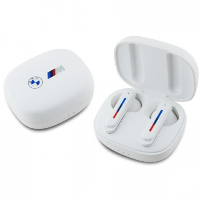 BMW - BMW In-Ear Hrlurar TWS Printed Logos - Vit