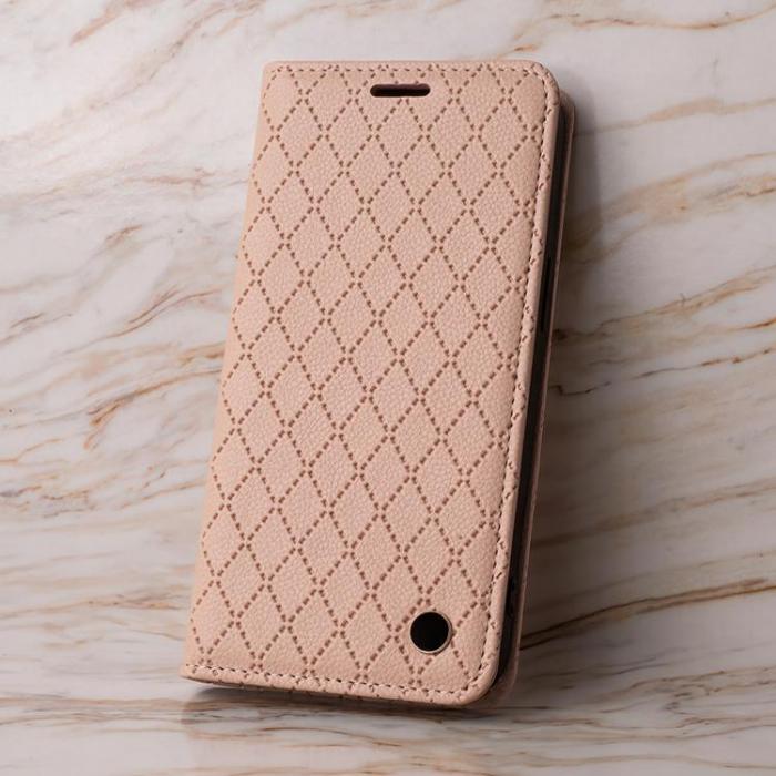 A-One Brand - iPhone 16 Pro Plnboksfodral Smart Caro - Beige