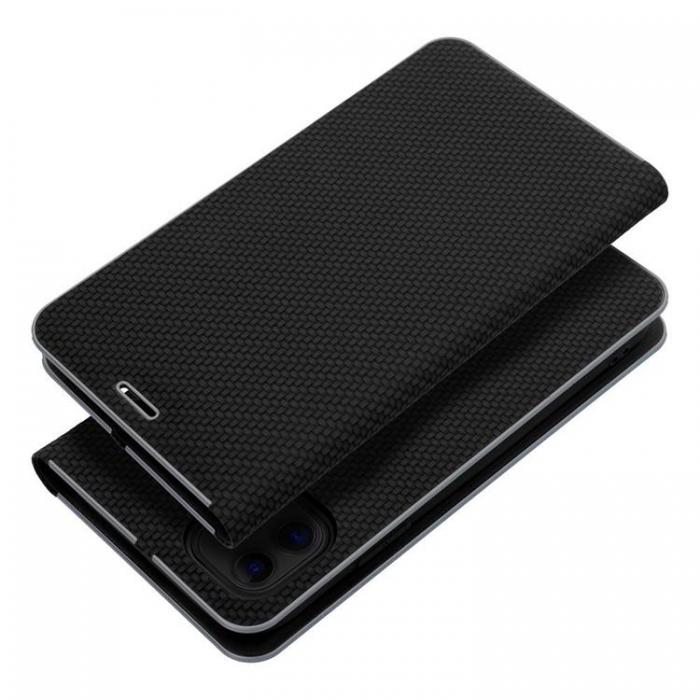 A-One Brand - iPhone 15 Plus Plnboksfodral Luna Carbon - Svart