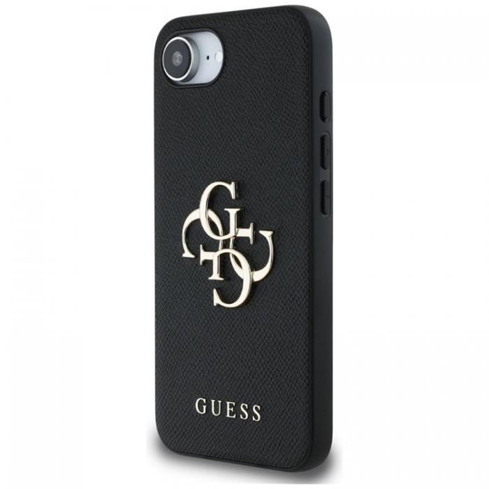 Guess - Guess iPhone 16e Mobilskal Grained Big 4G Small Classic Logo