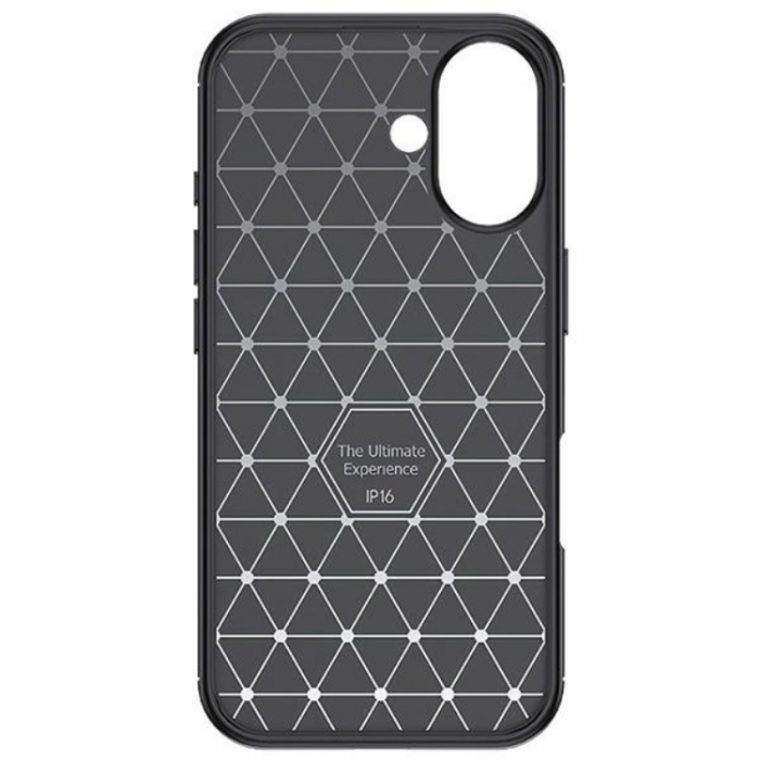 Beline - Beline iPhone 16 Plus Mobilskal Carbon Armor - Svart