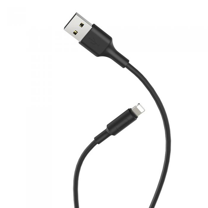 Hoco - HOCO Soarer USB-A till Lightning kabel X25 1m - Svart