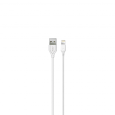 XO - XO USB-A till Lightning kabel 1m - Vit