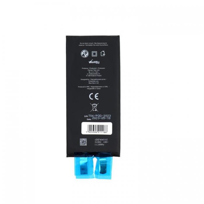 Blue Star - Blue Star iPhone XR Batteri HQ 2942 mAh Utan BMS