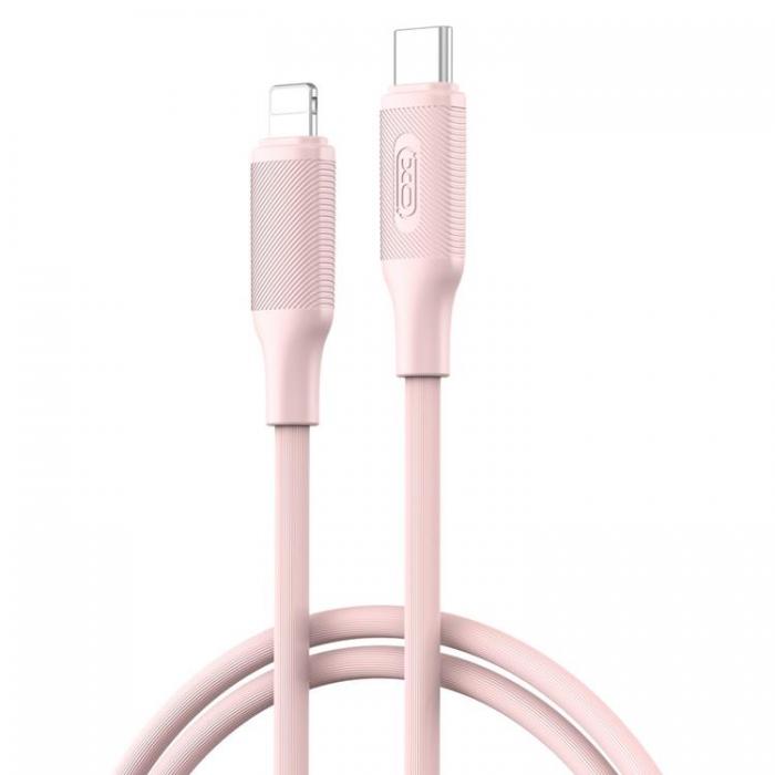 XO - XO USB-C till Lightning kabel 27W 1m NB-Q265A PD - Rosa