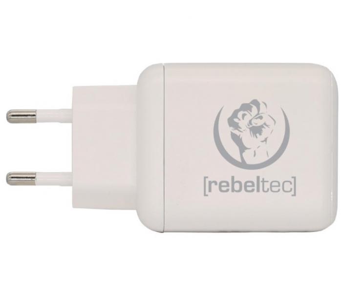 Rebeltec - Rebeltec Snabbladdare 20W USB-C Till USB QC 3.0 PD H200 Turbo