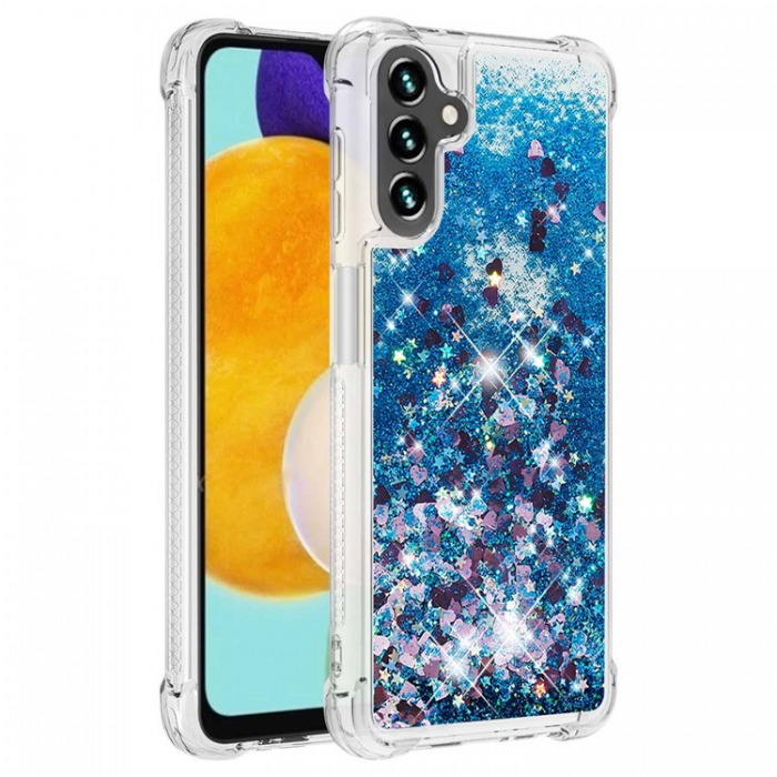 A-One Brand - Galaxy A34 5G Mobilskal YB Quicksand Glitter TPU - Bl