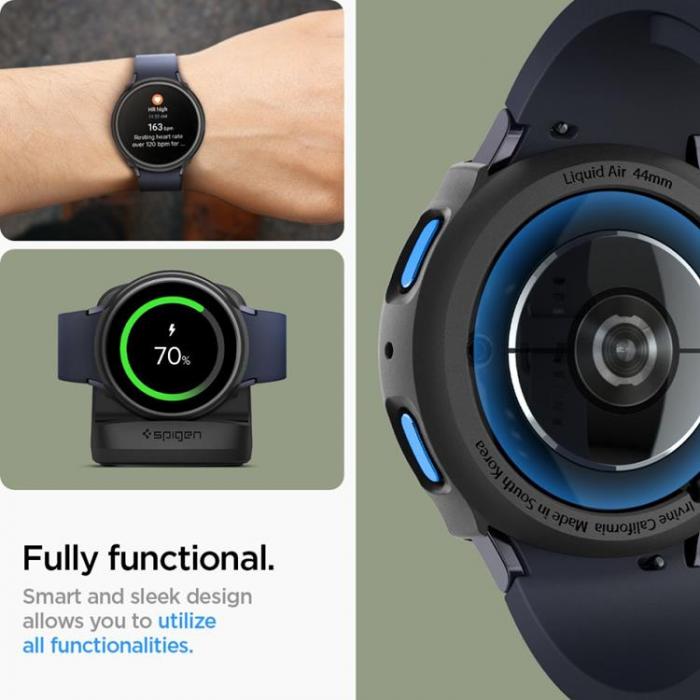 Spigen - Spigen Galaxy Watch 7 (44mm) Skal Liquid Air - Svart