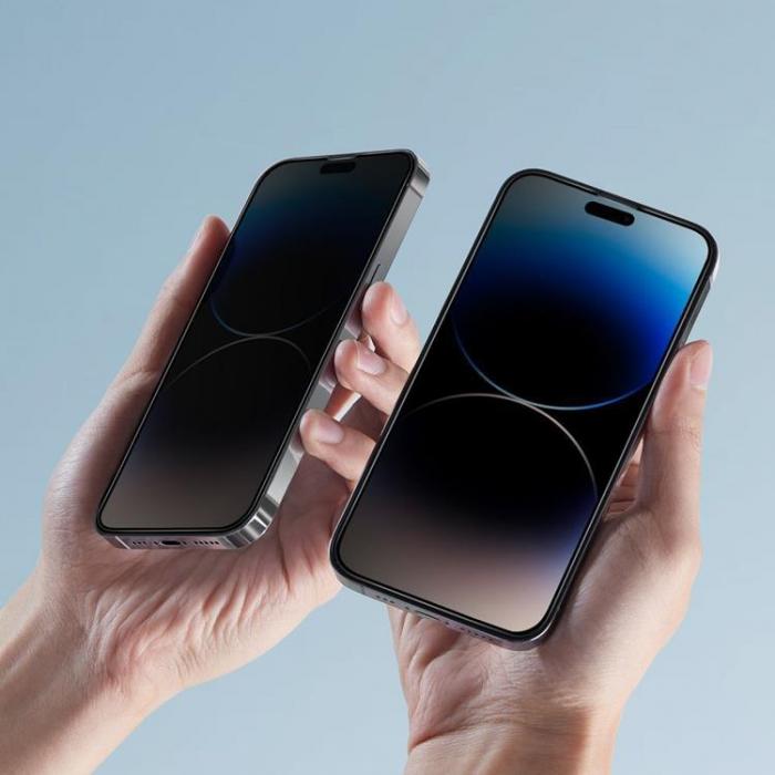 Hofi - HOFI [2-Pack] iPhone 16 Hrdat Glas Skrmskydd Privacy