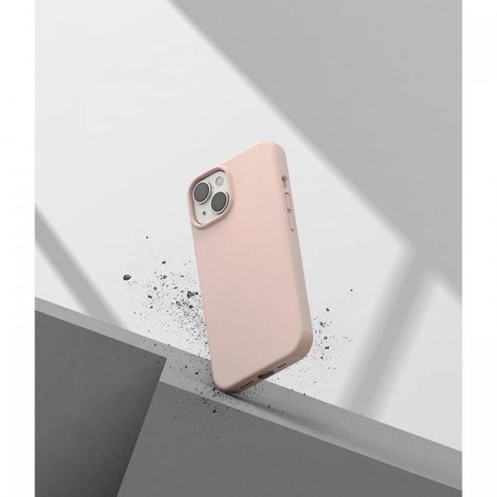 Ringke - RINGKE iPhone 14 Plus Skal Silikon - Rosa Sand