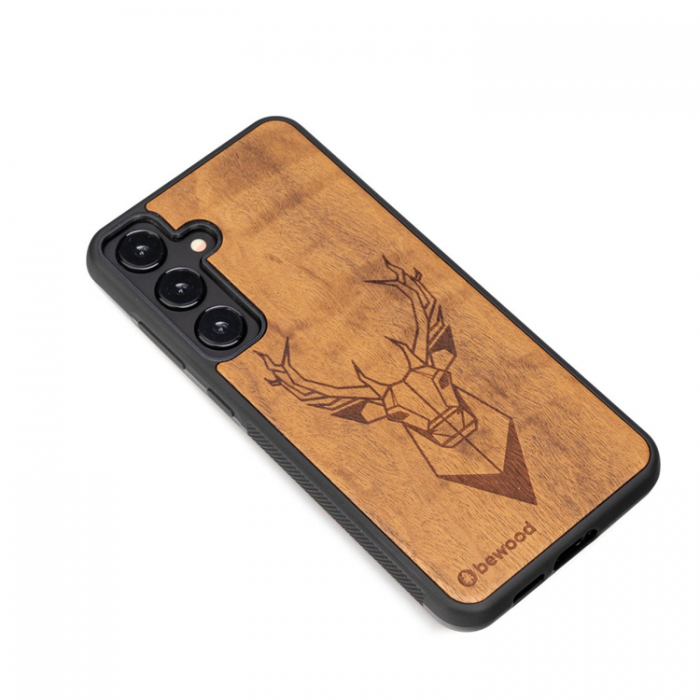 Bewood - Bewood Galaxy S24 Plus Mobilskal Deer Imbuia