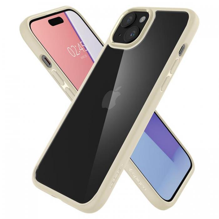 Spigen - Spigen iPhone 15 Plus Mobilskal Ultra Hybrid - Beige