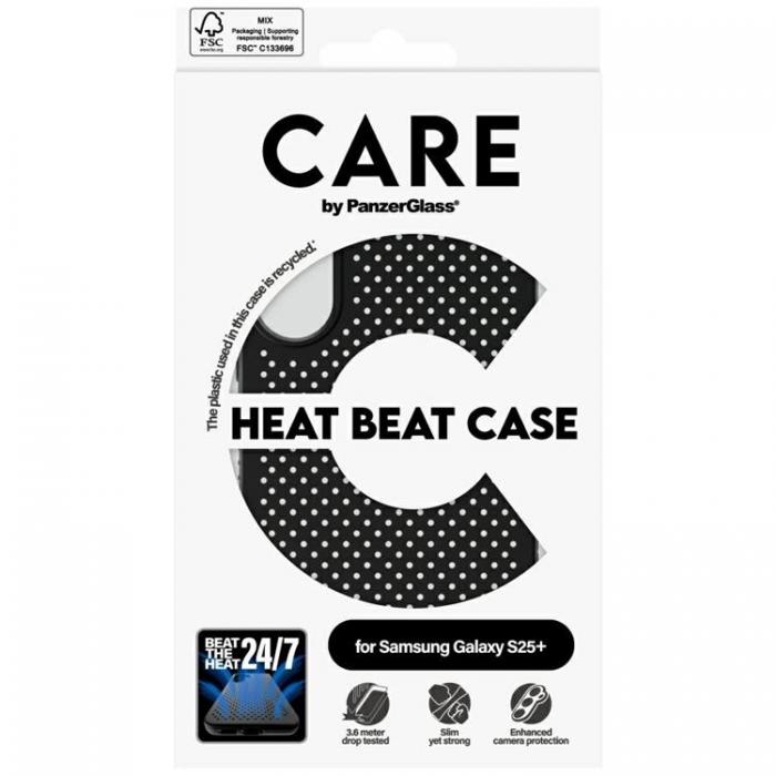 PanzerGlass - CARE By PanzerGlass Galaxy S25 Plus Mobilskal Heat Beat - Svart