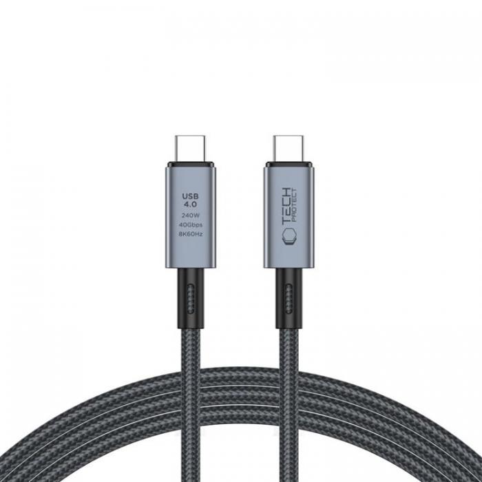 Tech-Protect - Tech-Protect USB-C till USB-C kabel Ultraboost 40GBPS PD 240W 1m