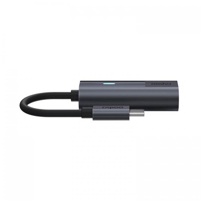 Rapoo - RAPOO Adapter UCA-1002 USB-C till 3.5 mm Ljud