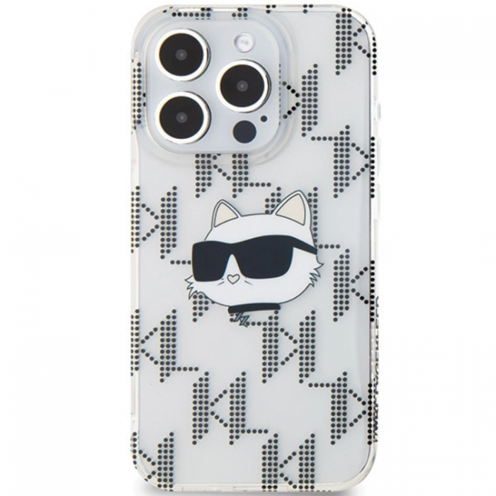 KARL LAGERFELD - Karl Lagerfeld iPhone 15 Pro Max Mobilskal IML Choupette