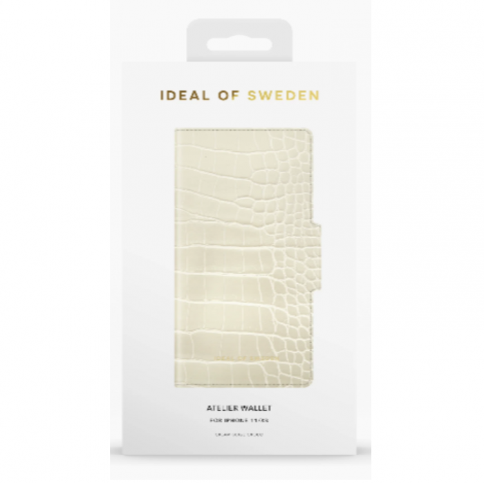 UTGATT1 - Ideal of Sweden iPhone 11/XR Plnboksfodral Atelier - Cream Beige