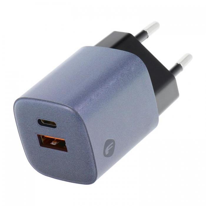 Forcell - Forcell F-Energy Vggladdare GaN 33W 1xUSB-C 1xUSB-A 3A PD QC 4.0