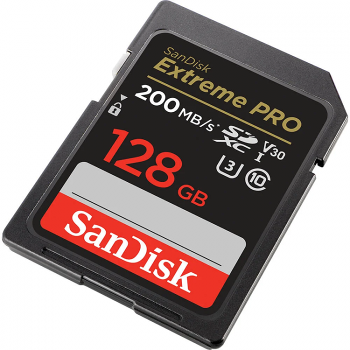 Sandisk - SANDISK SDXC Extreme Pro 128GB 200MB/s UHS-I C10 V30 U3