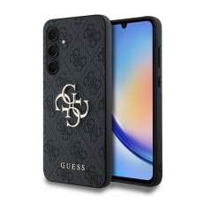 Guess - Guess Galaxy A35 5G Mobilskal Big Metall Logo - Svart